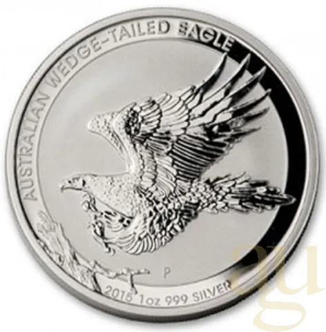 1 Unze Silbermünze Australien Wedge Tailed Eagle 2015