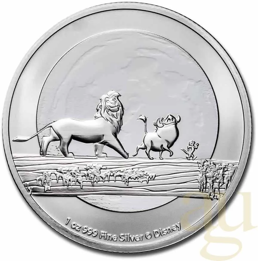 1 Unze Silbermünze Disney - König der Löwen - Hakuna Matata 2021
