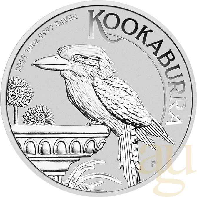 10 Unzen Silbermünze Australien Kookaburra 2022