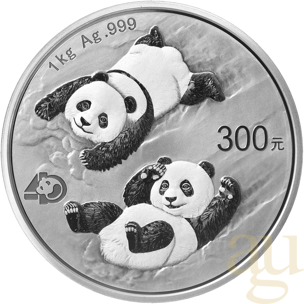 1 Kilogramm Silbermünze China Panda 2022 proof
