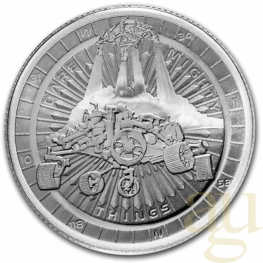 1 Unze Silbermünze Niue Perseverance Mars Rover 2021
