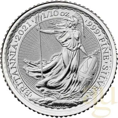 1/10 Unze Silbermünze Britannia