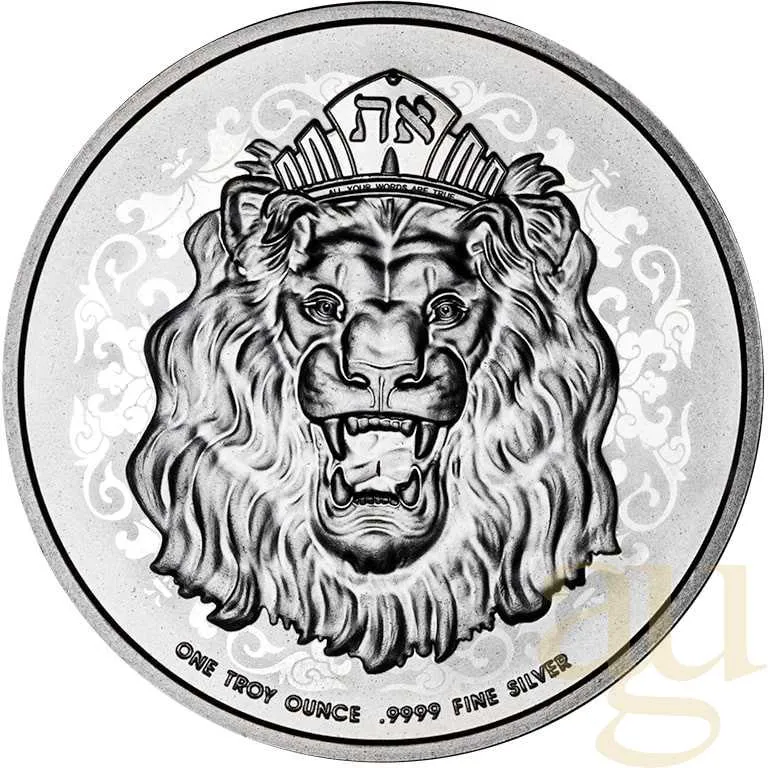 1 Unze Silbermünze Niue Truth Serie - Roaring Lion 2022