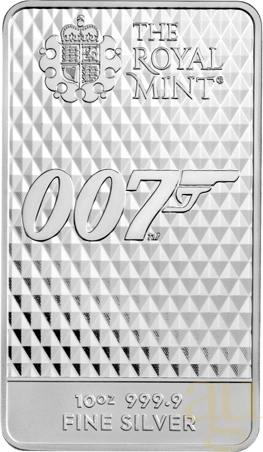 10 Unzen Silberbarren The Royal Mint - James Bond 007 - Diamonds Are Forever
