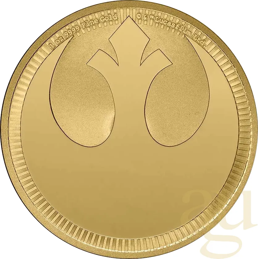 1 Unze Goldmünze Niue Star Wars - Rebel Alliance 2022