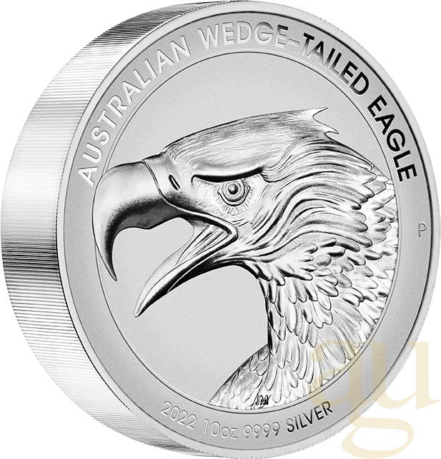 10 Unzen Silbermünze Australien Wedge Tailed Eagle 2022 - Reverse Proof High Relief
