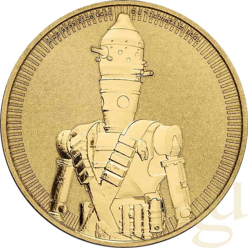 1 Unze Goldmünze Niue Star Wars - IG-11 2022