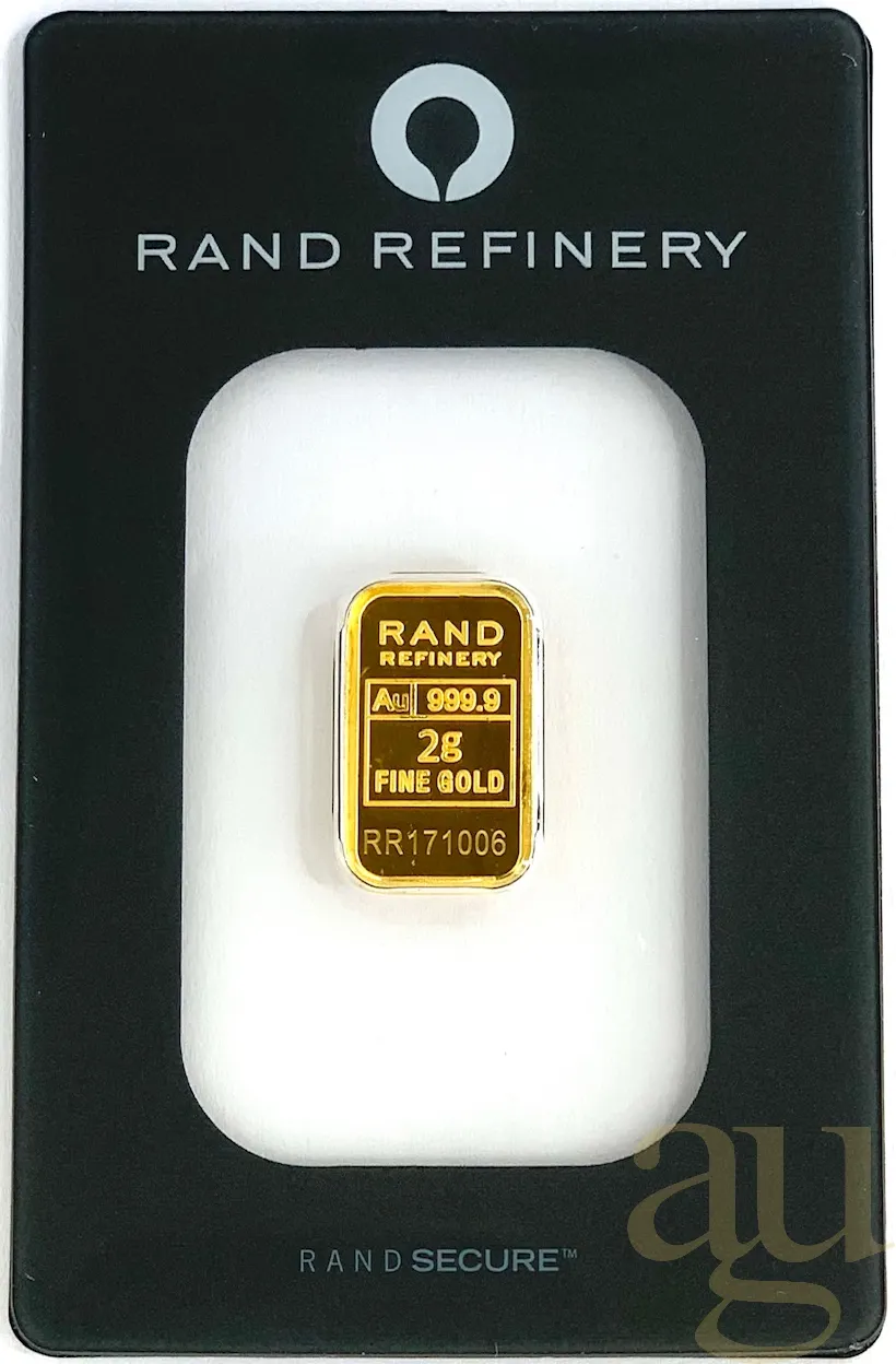 2 Gramm Goldbarren Rand Refinery - Mirage