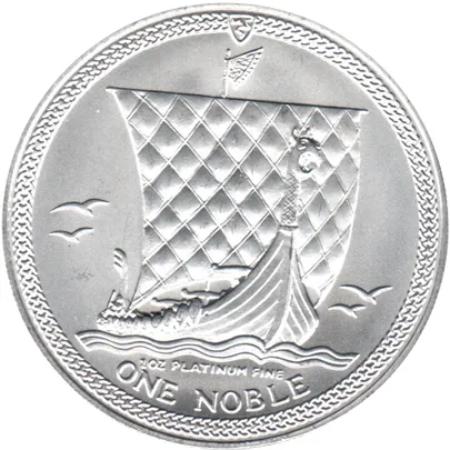 1 Unze Platinmünze Noble - Isle of Man