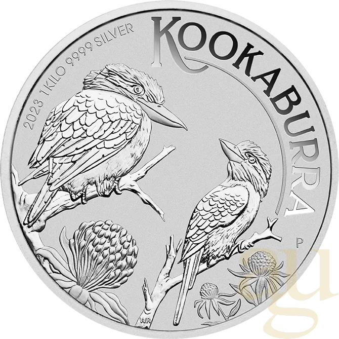 1 Kilogramm Silbermünze Australien Kookaburra 2023