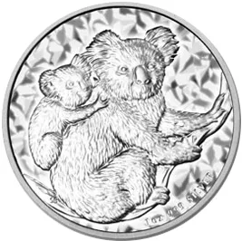 1 Kilogramm Silbermünze Australien Koala 2008