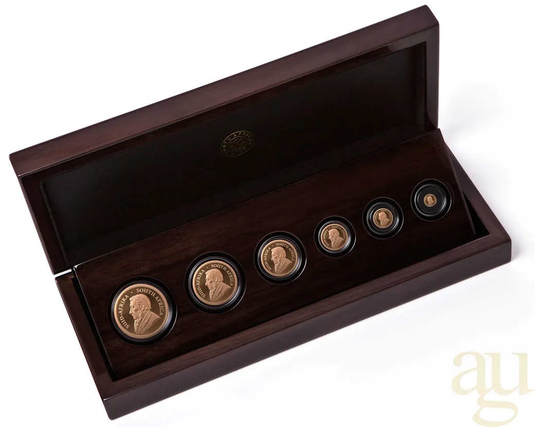 Goldmünzen Krügerrand 2024 - Prestige Set (6 Münzen)