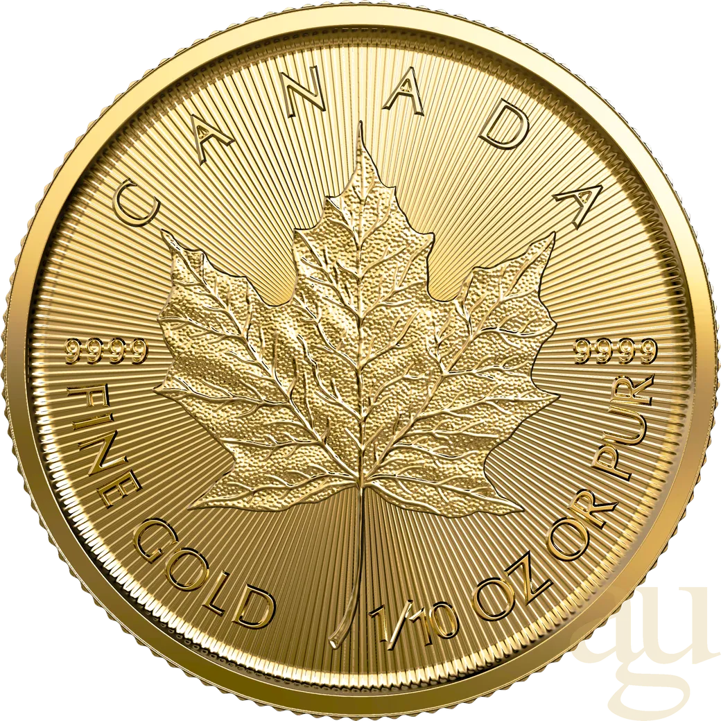 1/10 Unze Goldmünze Maple Leaf 2023