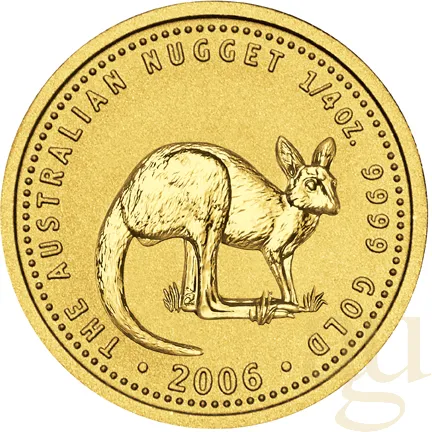 1/4 Unze Goldmünze Australien Känguru 2006