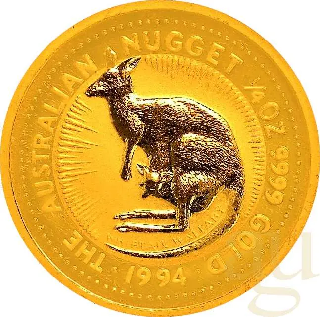 1/4 Unze Goldmünze Australien Känguru 1994