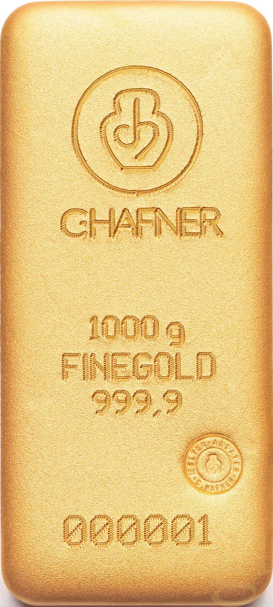 1.000 Gramm Goldbarren C. Hafner