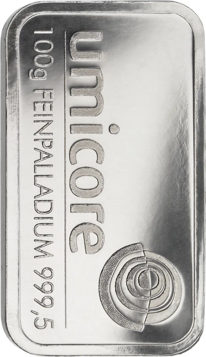 100 Gramm Palladiumbarren