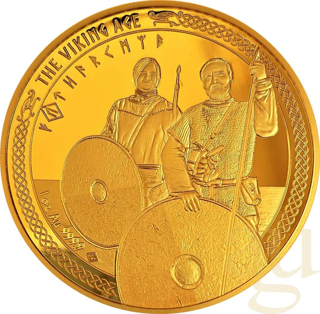 1 Unze Goldmünze The Viking Age - Ausdauer 2023