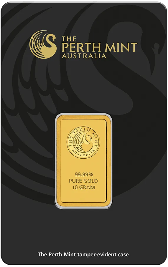 10 Gramm Goldbarren Perth Mint - Känguru