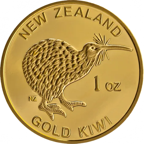 1 Unze Goldmünze Neuseeland Kiwi