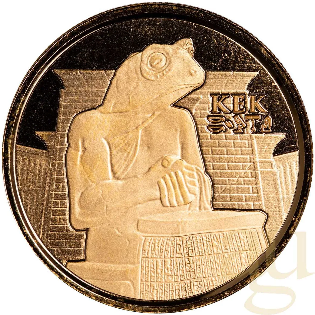 1 Unze Goldmünze Republic of Tschad Kek 2022 - Proof