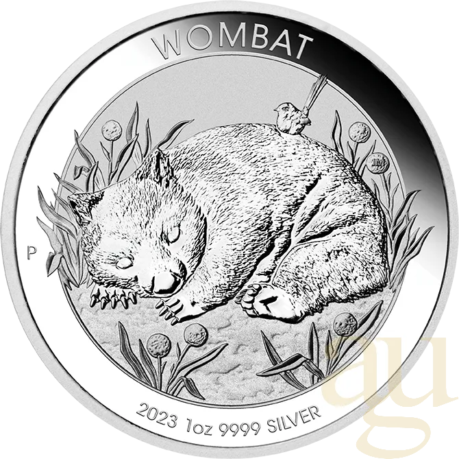 1 Unze Silbermünze Australien Wombat 2023