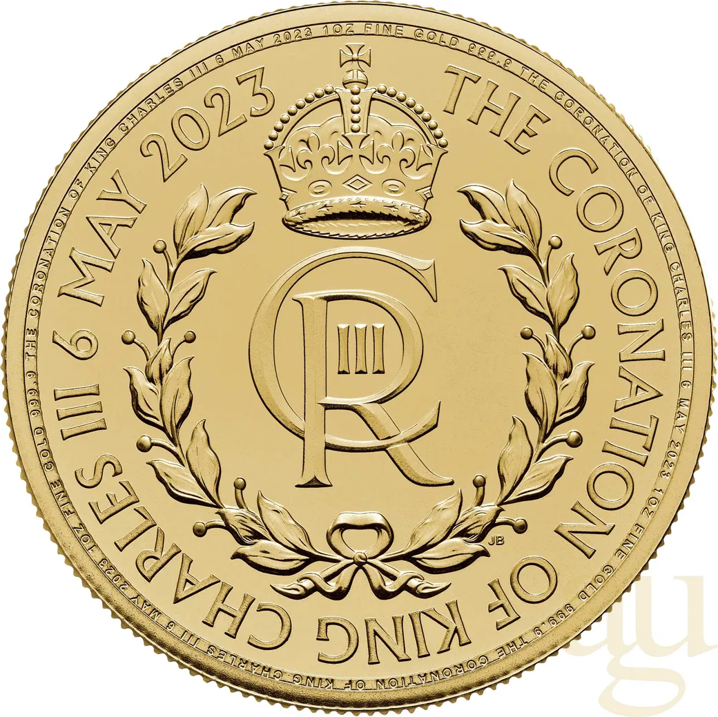 1 Unze Goldmünze The Coronation of His Majesty - King Charles 2023