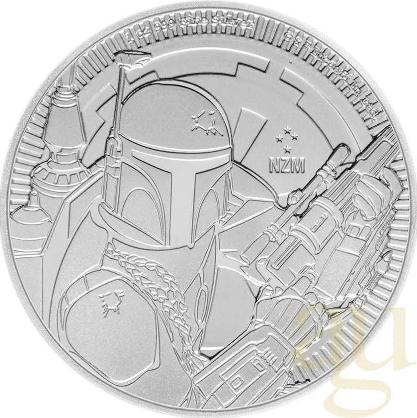 1 Unze Silbermünze Niue Star Wars - Boba Fett 2020