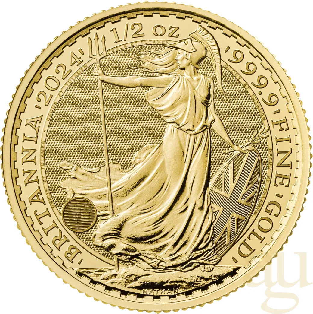 1/2 Unze Goldmünze Britannia 2024