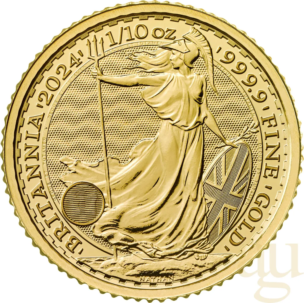 1/10 Unze Goldmünze Britannia 2024