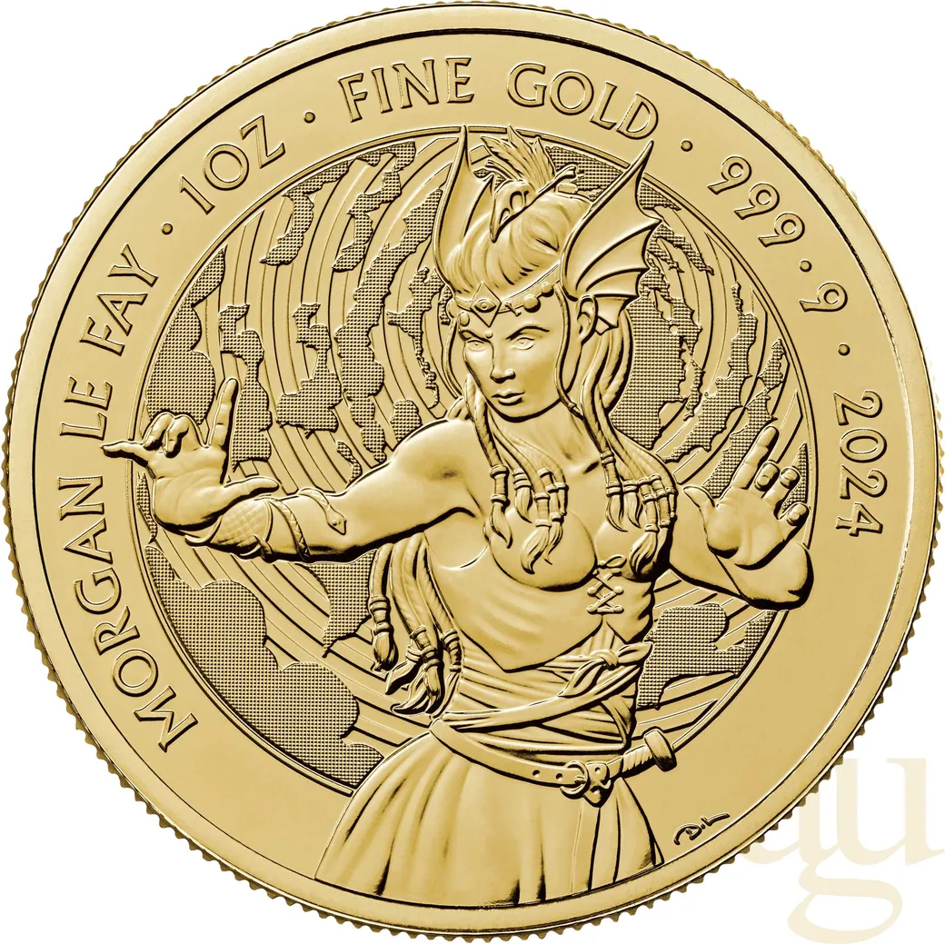 1 Unze Goldmünze Myths and Legends - Morgan Le Fay 2024
