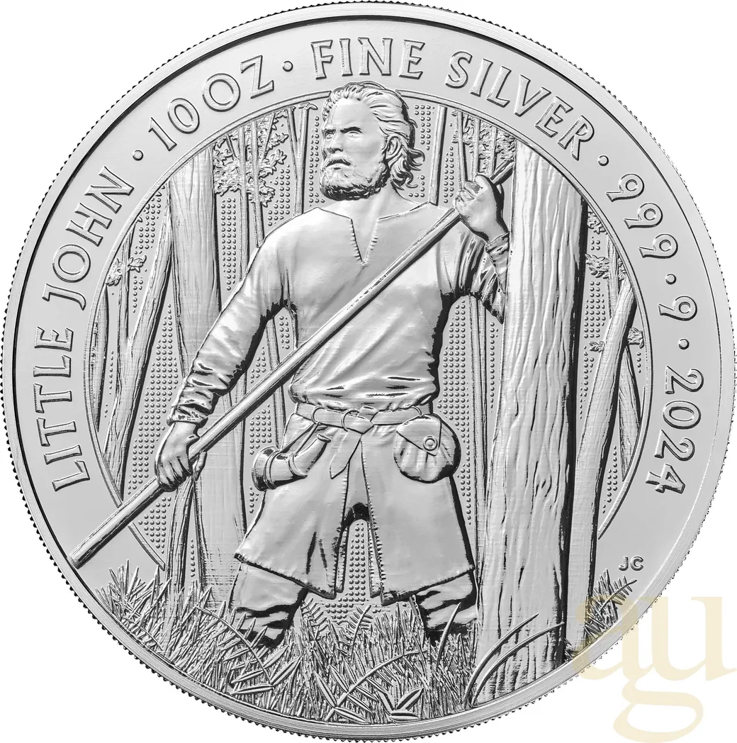 10 Unzen Silbermünze Myths and Legends - Little John 2024