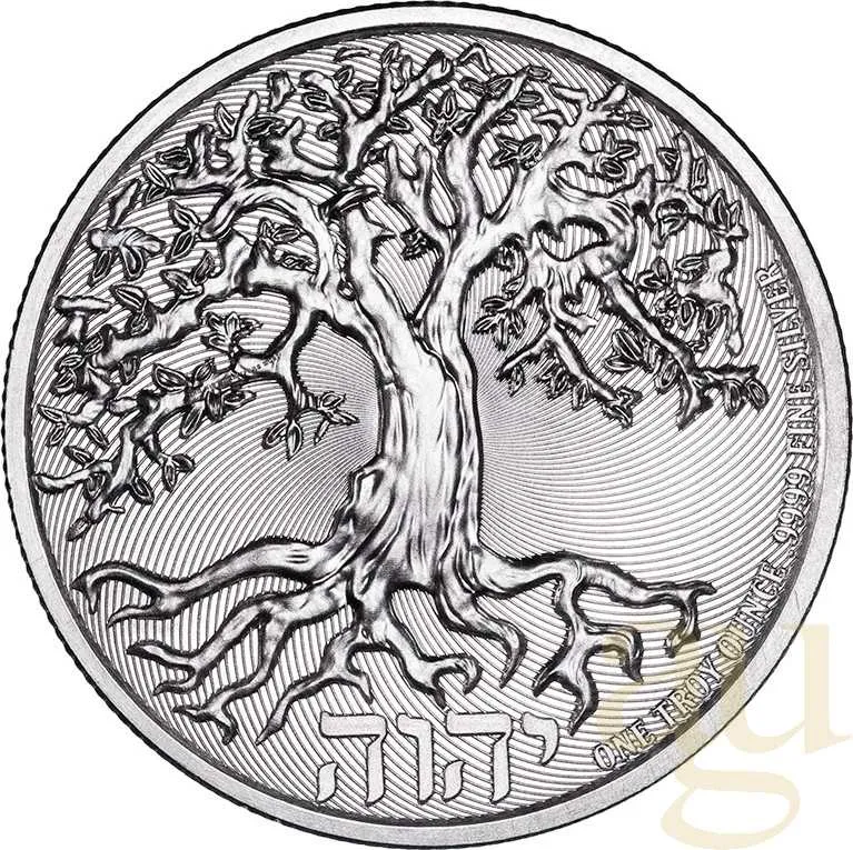 1 Unze Silbermünze Niue Tree of Life 2023