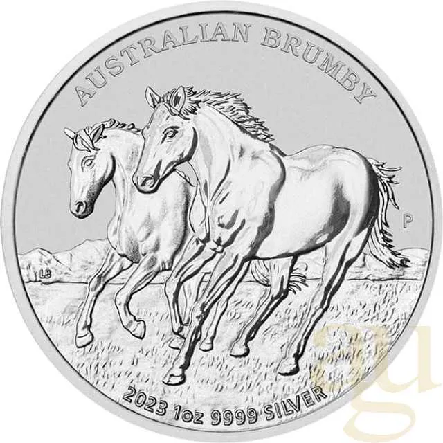1 Unze Silbermünze Australien Brumby 2023