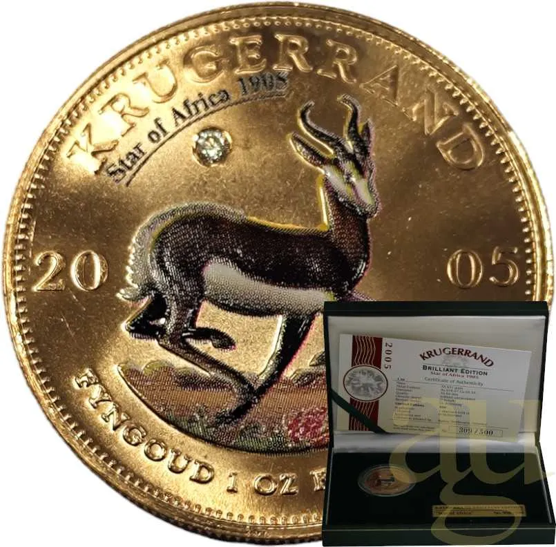 1 Unze Goldmünze Krügerrand 2005 - Brilliant Edition