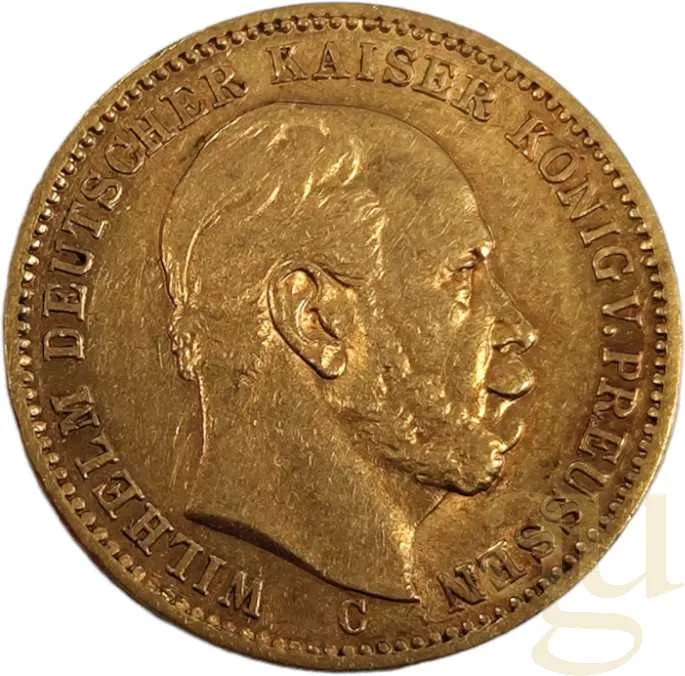 20 Mark Goldmünze Wilhelm I von Preußen 1874 (C)