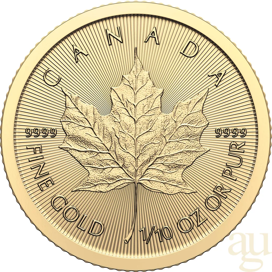 1/10 Unze Goldmünze Maple Leaf 2024