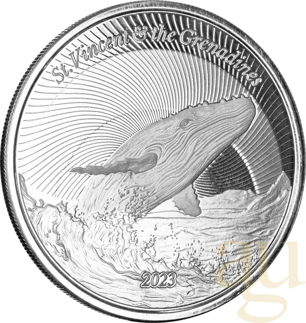 1 Unze Silbermünze EC8 St. Vincent & The Grenadines - Humpback Whale 2023