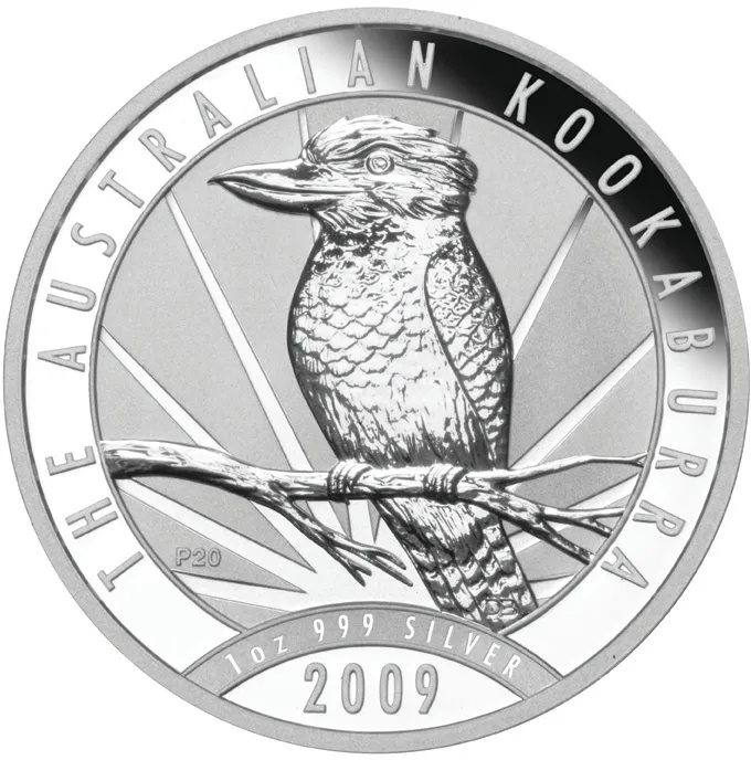 1 Unze Silbermünze Australien Kookaburra 2009