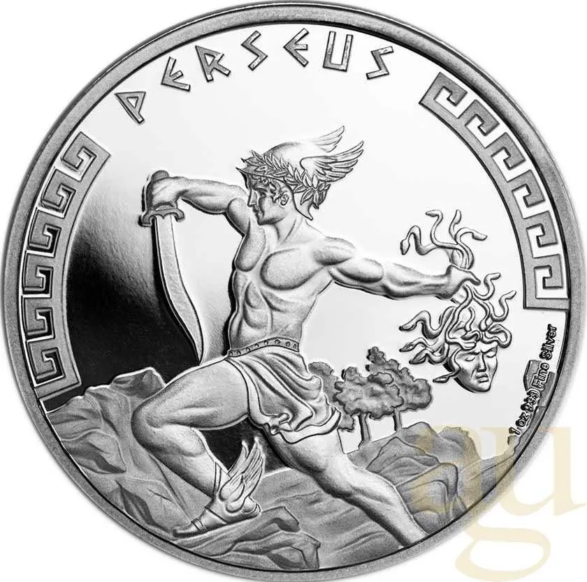 1 Unze Silbermünze Niue Heroes of Greek Mythology - Perseus 2024