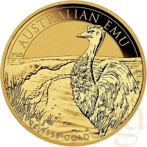1 Unze Goldmünze Australien Emu 2024