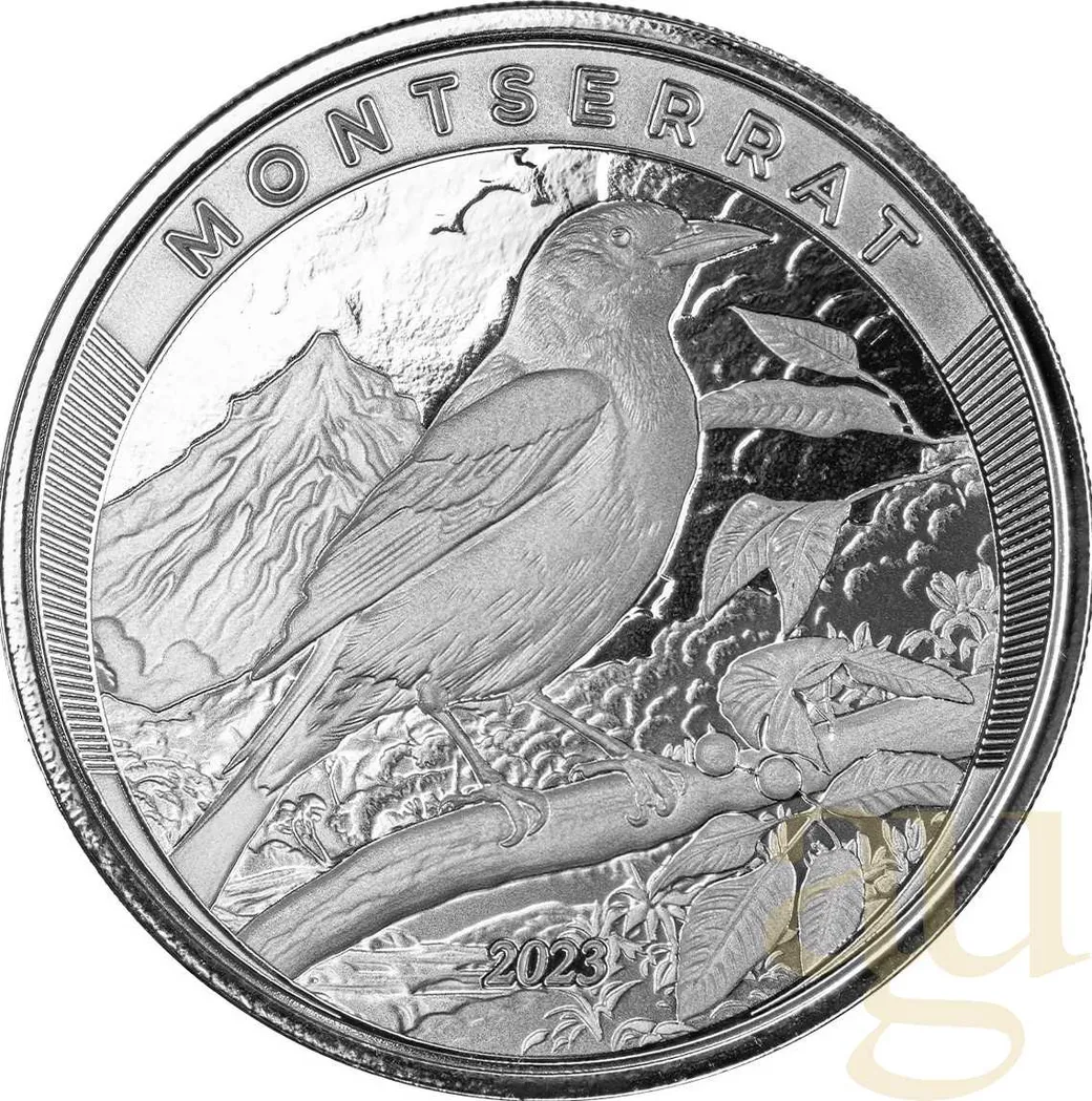 1 Unze Silbermünze EC8 Montserrat - Oriole Bird 2023