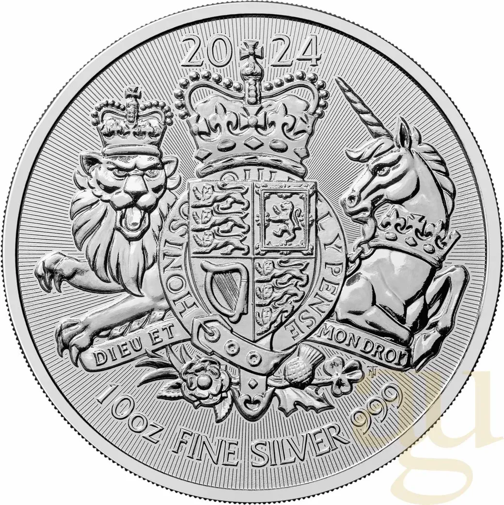 1 Unze Silbermünze Großbritannien Royal Arms 2024