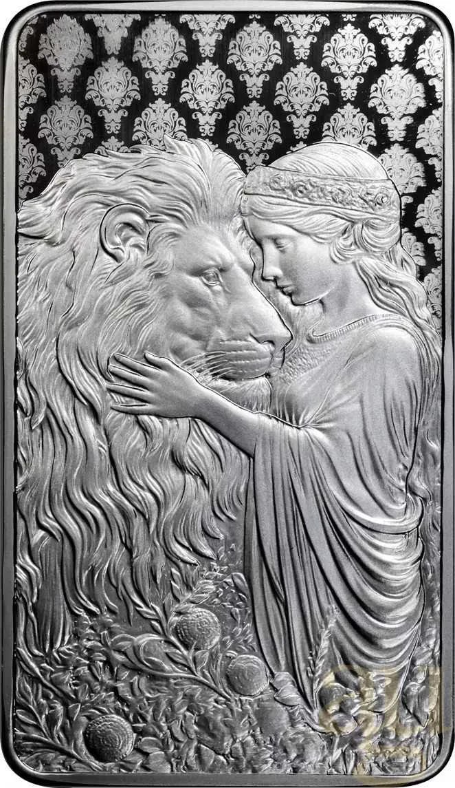 31,1 Gramm Silberbarren Una and the Lion 2024
