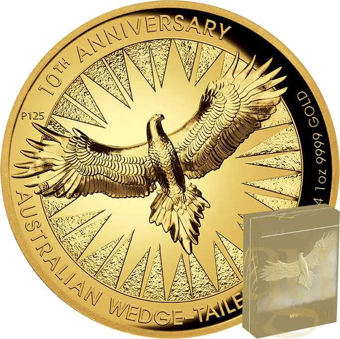 1 Unze Goldmünze Australien Wedge Tailed Eagle 2024 - High Relief