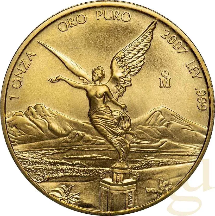 1 Unze Goldmünze Mexiko Libertad 2007