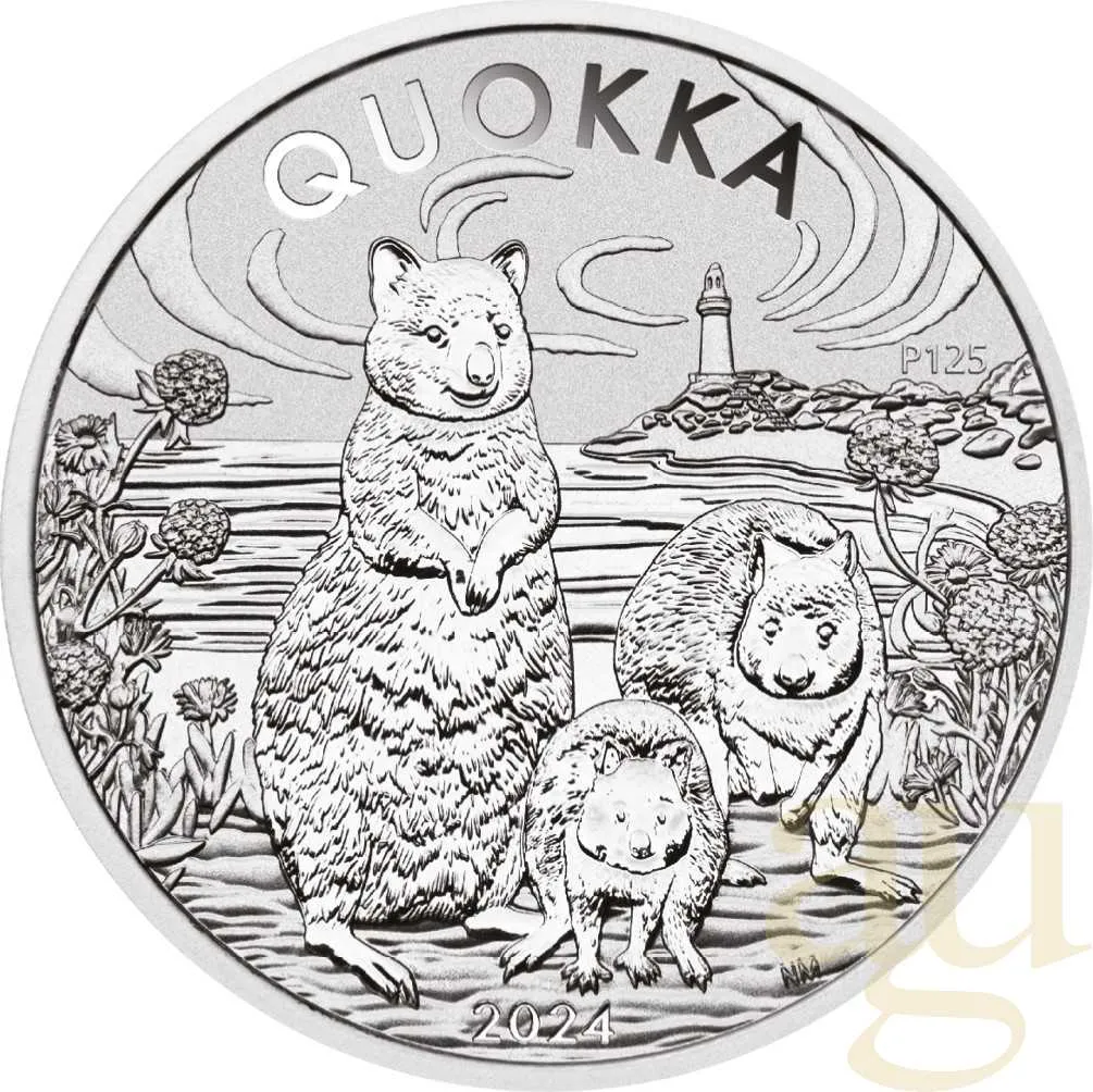 1 Unze Silbermünze Australien Quokka 2024