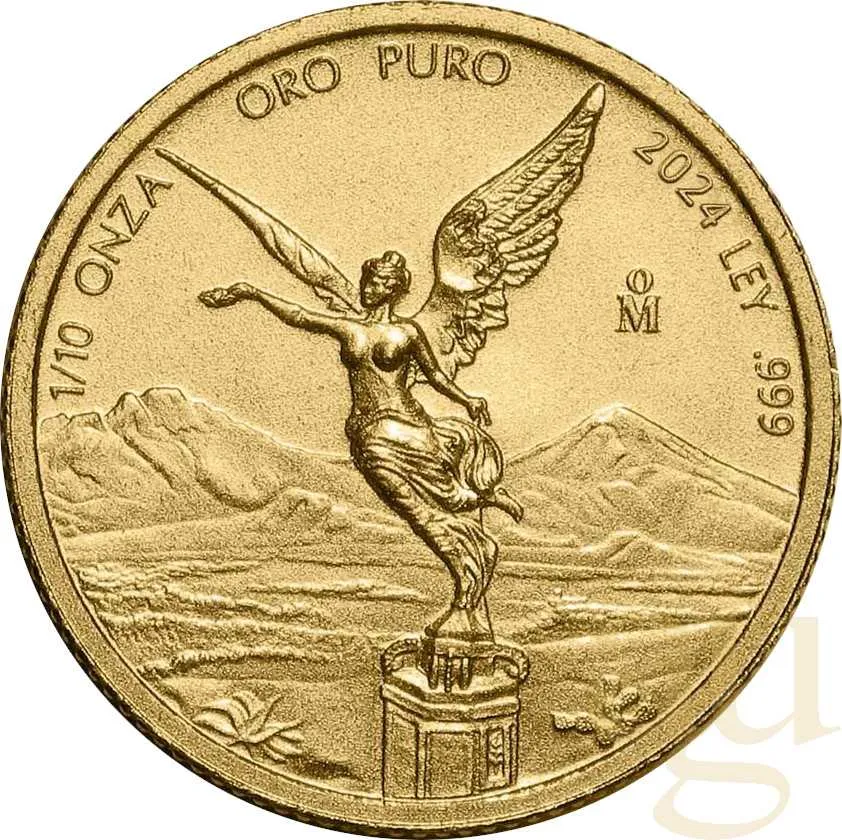 1/10 Unze Goldmünze Mexiko Libertad 2024