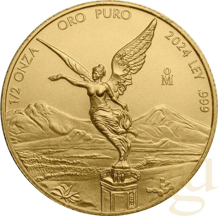 1/2 Unze Goldmünze Mexiko Libertad 2024