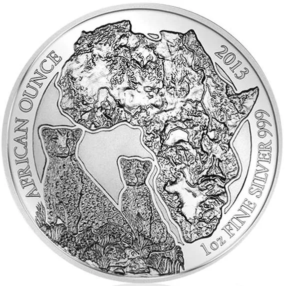 1 Unze Silbermünze Ruanda Erdmännchen 2016 - polierte Platte